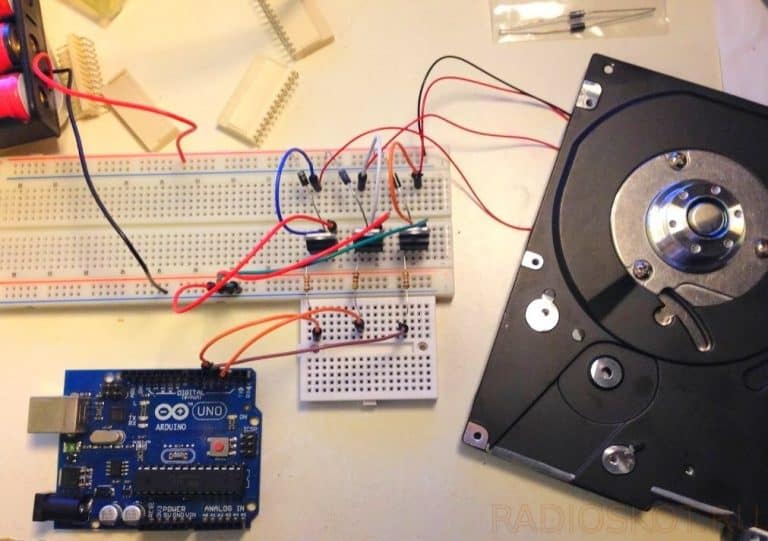 Arduino HDD Motor Driving DIY PROJECTS